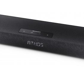 Sharp 2.1ch Ultra-slim Dolby Atmos/DTS Virtual: X Soundbar with Wireless Subwoofer | HT-SBW320 | 360 W | Bluetooth | Black | Wireless connection