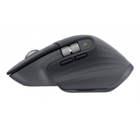 Logitech MX Master 3S Belaidė pelė RF Wireless + Bluetooth, 8000 DPI, Graphite