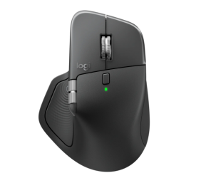 Logitech MX Master 4 Belaidė pelė RF Wireless + Bluetooth, 8000 DPI, Graphite