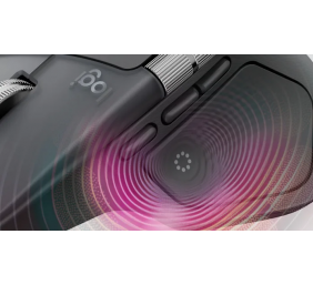 Logitech MX Master 4 Belaidė pelė RF Wireless + Bluetooth, 8000 DPI, Pale Grey