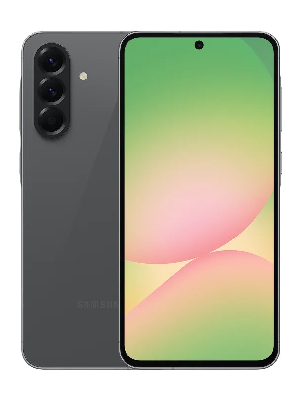 Samsung | Galaxy | A56 A566 | Graphite | 6.7 " | Super AMOLED | 1080 x 2340 pixels | Internal RAM 8 GB | 128 GB | Dual SIM | 5G | Main camera resolution 50+12+5 MP | Secondary camera resolution 12 MP | Android | 15 | 5000 mAh