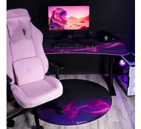 Arozzi Zona Round Floor Pad | Purple Galaxy