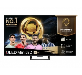 Hisense Mini LED TV | 65U7Q | 65 | Smart TV | VIDAA Smart OS | UHD | Black