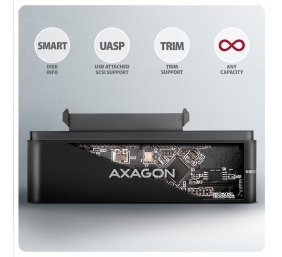AXAGON USB-C 10Gbps FAST PORT X adapter for 2.5"/3.5" SSD/HDD | ADSA-FPX