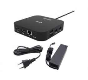 I-TEC USB-C Dual HDMI DS + Charger