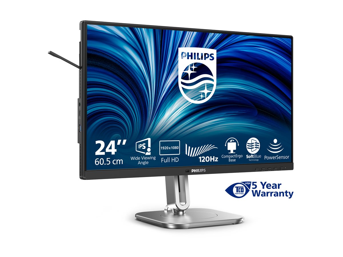 PHILIPS Business Monitor 24B2N4200/00 IPS 24" IPS 1920x1080/16:9/4ms/300cd/m2/HDMI DisplayPort Audio Out