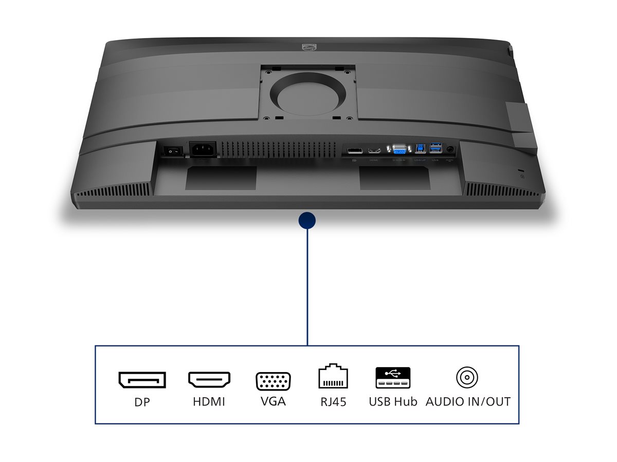 PHILIPS Business Monitor 24B2N4200/00 IPS 24" IPS 1920x1080/16:9/4ms/300cd/m2/HDMI DisplayPort Audio Out