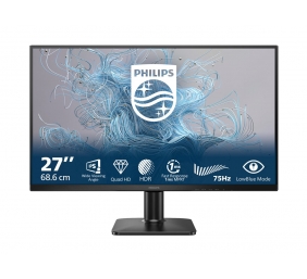 Philips | 27E2N1500L/00 | 27 " | IPS | Quad HD | 16:9 | 75 Hz | 4 ms | 2560 x 1440 pixels | 300 cd/m² | HDMI ports quantity 1 | Black