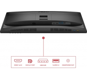 AOC | Q27E4U | 27 " | IPS | QHD | 16:9 | 120 Hz | 4 ms | 2560 x 1440 pixels | 350 cd/m² | HDMI ports quantity 1