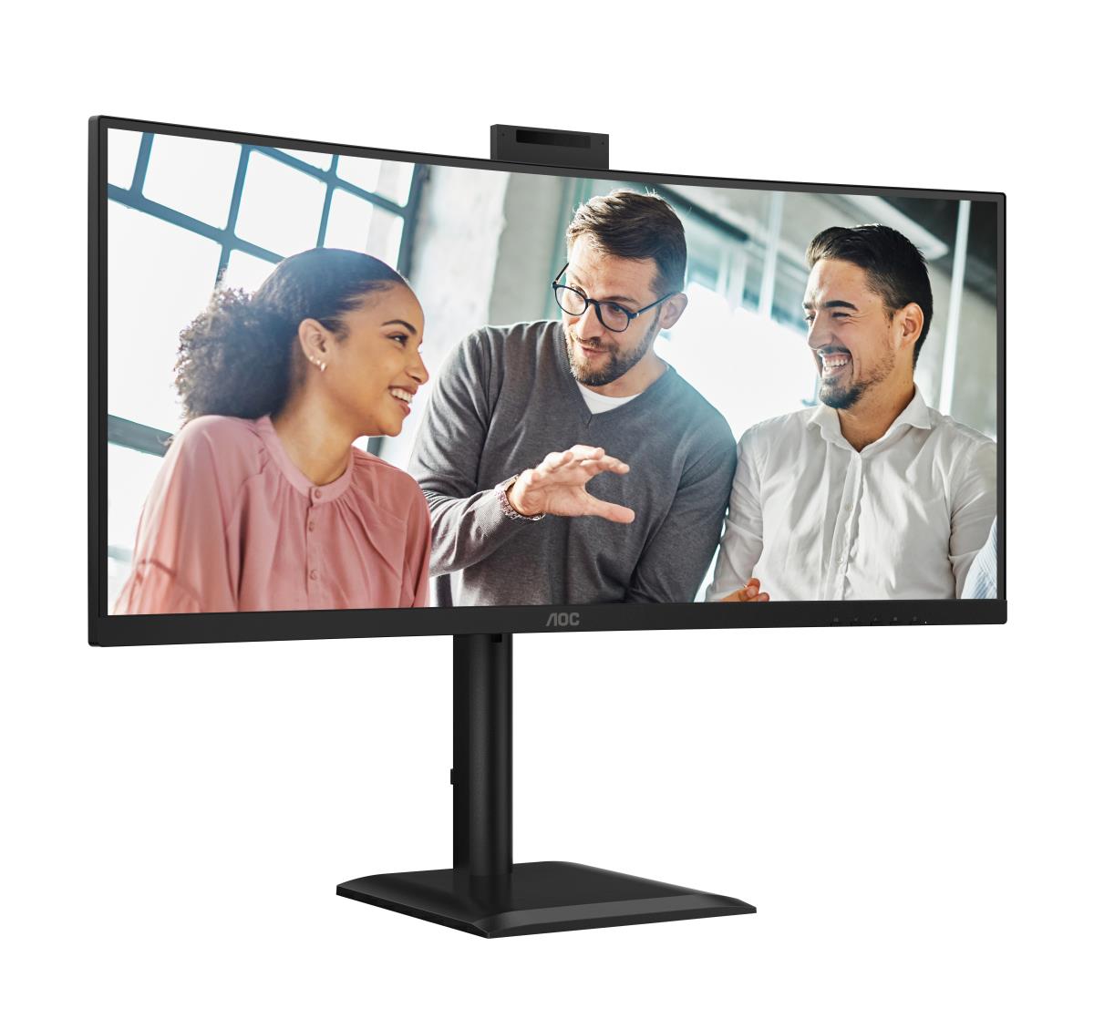 AOC | CU34E4CW | 34 " | VA | UWQHD | 120 Hz | 4 ms | 3440 x 1440 pixels | 350 cd/m² | HDMI ports quantity 2 | Black