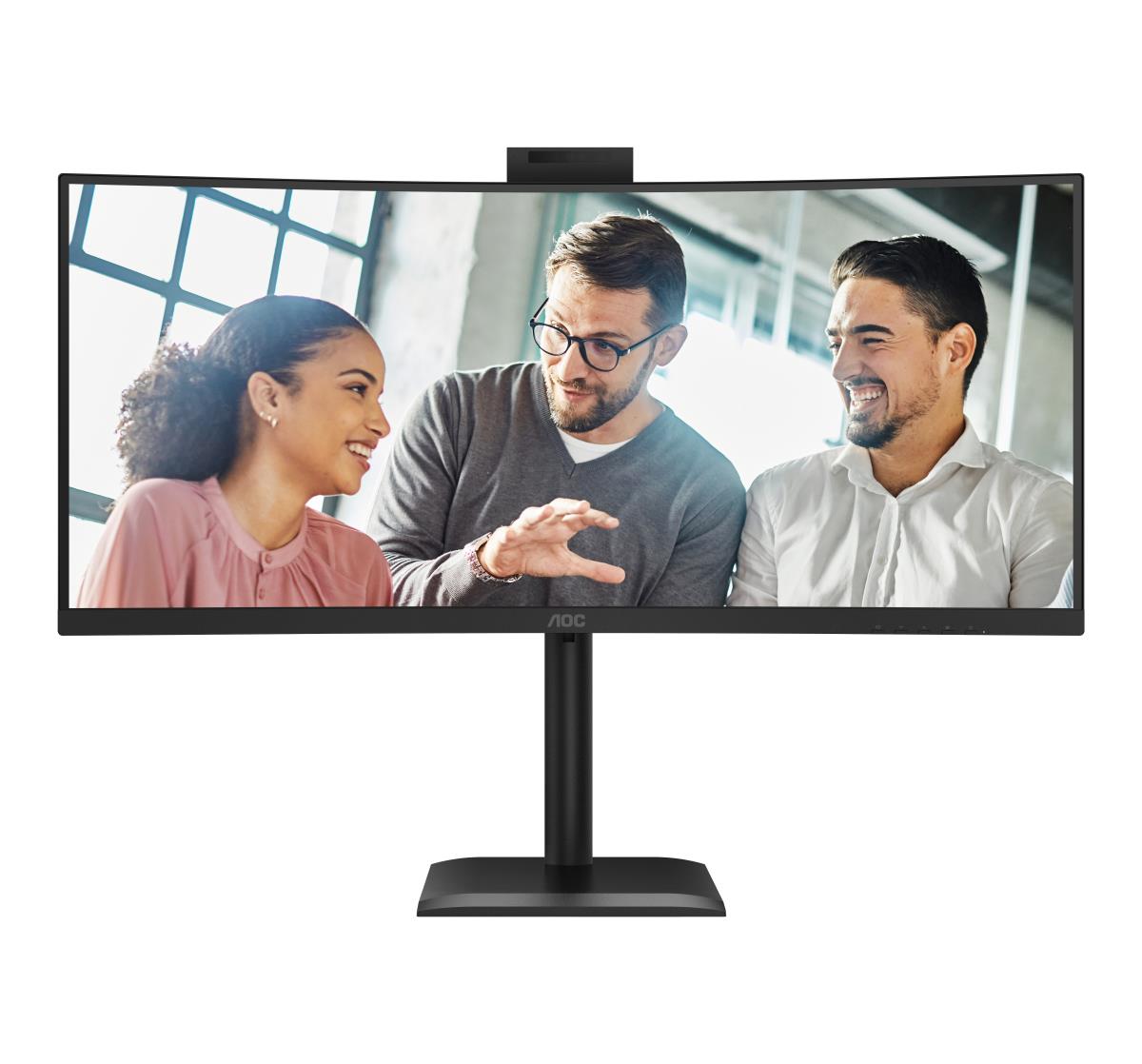 AOC | CU34E4CW | 34 " | VA | UWQHD | 120 Hz | 4 ms | 3440 x 1440 pixels | 350 cd/m² | HDMI ports quantity 2 | Black