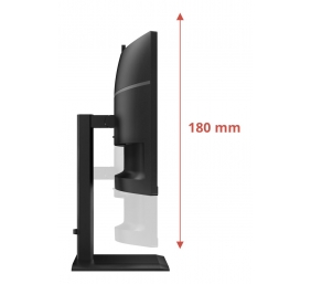 AOC | CU34E4CW | 34 " | VA | UWQHD | 120 Hz | 4 ms | 3440 x 1440 pixels | 350 cd/m² | HDMI ports quantity 2 | Black
