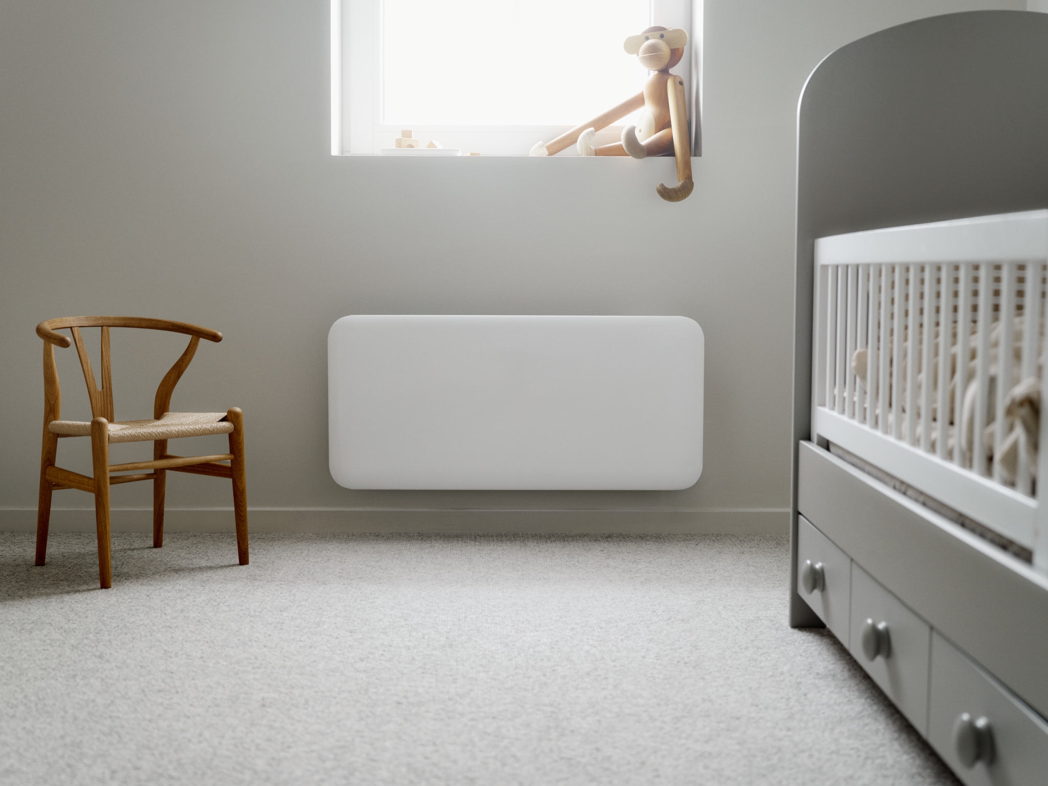 Mill WiFi Panel Heater | PA1500WIFI4A | Panel Heater | 1500 W | Suitable for rooms up to 22 m² | White | IPX4