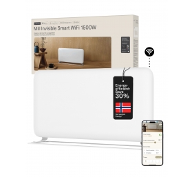 Mill WiFi Panel Heater | PA1500WIFI4A | Panel Heater | 1500 W | Suitable for rooms up to 22 m² | White | IPX4