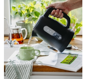 Adler Kettle | AD 1379b | Electric | 2200 W | 1.7 L | Polypropylene | 360° rotational base | Black
