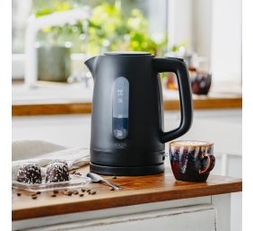 Adler Kettle | AD 1379b | Electric | 2200 W | 1.7 L | Polypropylene | 360° rotational base | Black