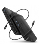 AXAGON USB4 40Gbps DUAL 4K DISPLAY 12in1 Dock | HMC-U4