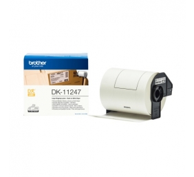 Brother | DK-11247 | Black on White | 180 labels per roll | 10.3 x 16.4 cm