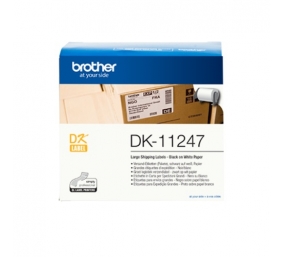 Brother | DK-11247 | Black on White | 180 labels per roll | 10.3 x 16.4 cm