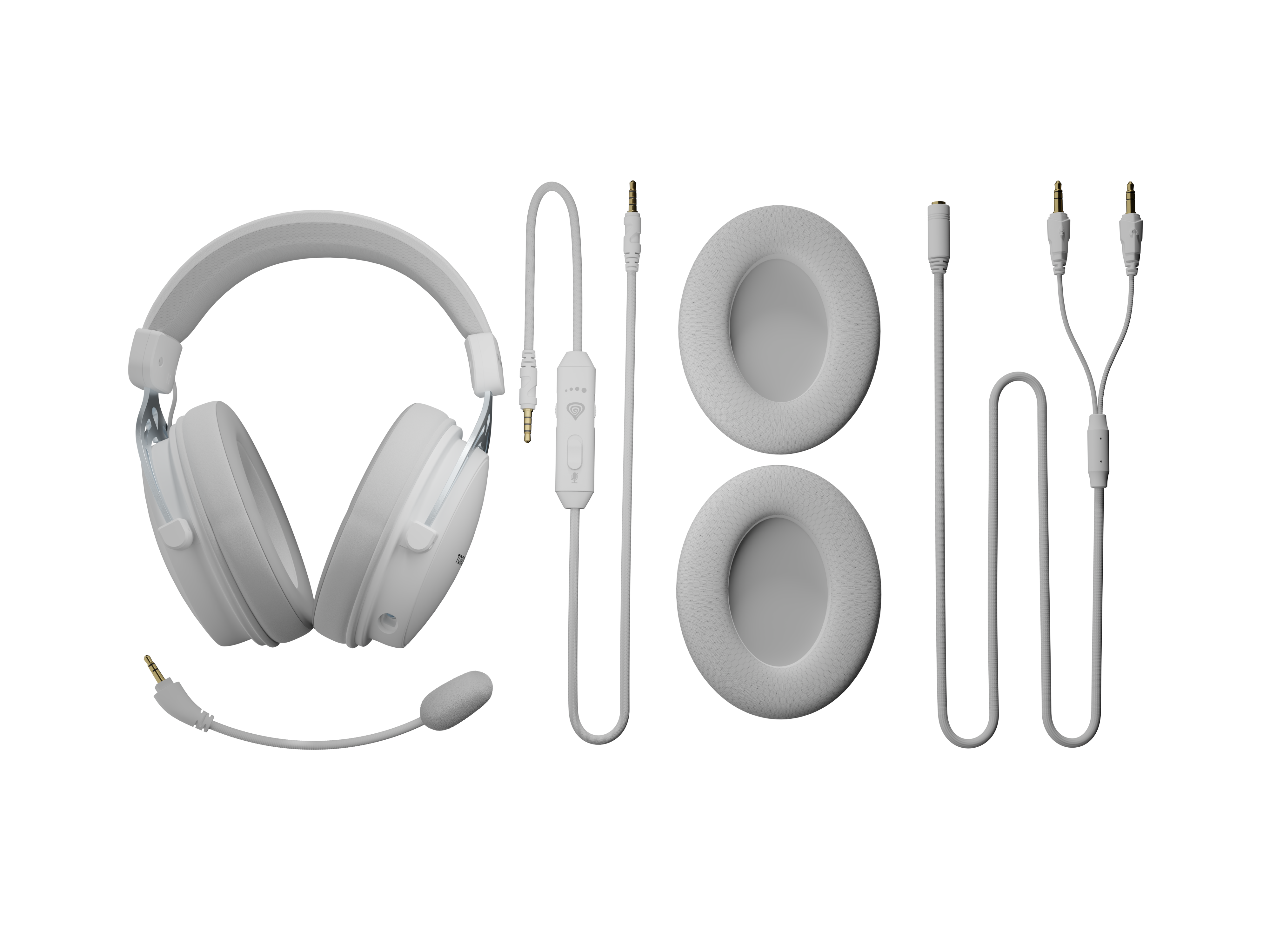 Genesis Gaming Headset | Toron 531 | Wired | Over-Ear | Microphone | White