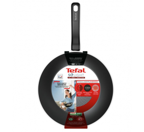 TEFAL Pan | H0561942 | Wok | Diameter 28 cm | Suitable for induction hob | Fixed handle | Black