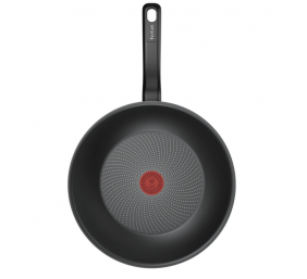 TEFAL Pan | H0561942 | Wok | Diameter 28 cm | Suitable for induction hob | Fixed handle | Black