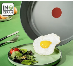 TEFAL Pan | C4260443 | Frying | Diameter 24 cm | Suitable for induction hob | Fixed handle | Grey