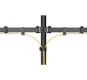 Goobay Dual Monitor Mount Flex | Swivel, Tilt, Rotation | 17-32 " | Maximum weight (capacity) 8 kg | Black