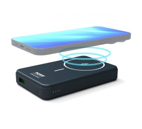 PORT CONNECT | USB-C external battery PD, Wireless Qi2 | 10000 mAh | Blue