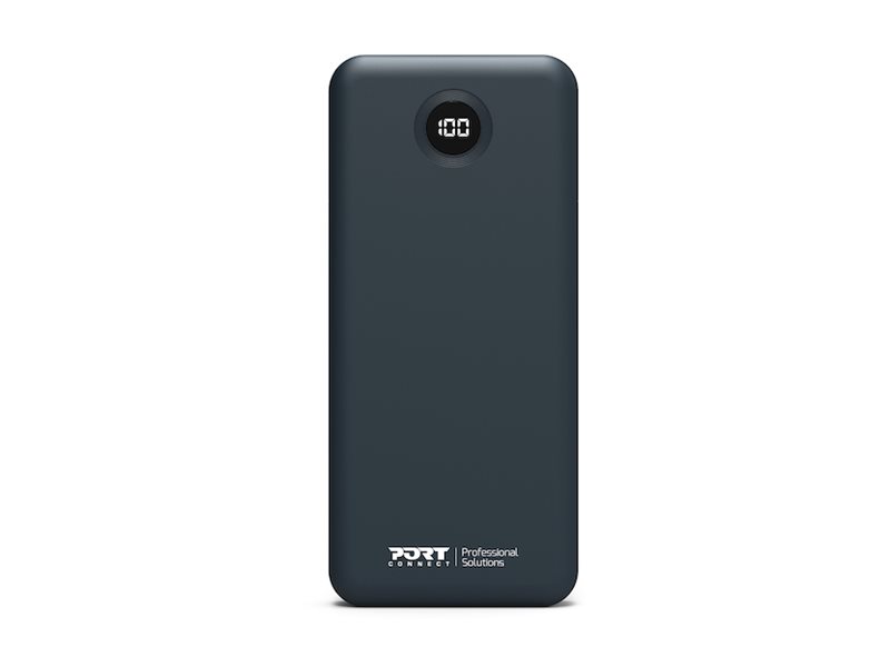 PORT CONNECT External battery 2 X USB-C PD | 10000 mAh | Blue