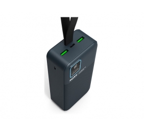 PORT CONNECT External USB-C battery integrated lamp | 30000 mAh | Blue