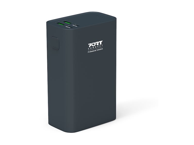 PORT CONNECT External USB-C battery PD | 26800 mAh | Blue