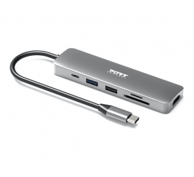 PORT CONNECT | Mobile docking station 1 X 4K USB-C 5 devices, 100W
