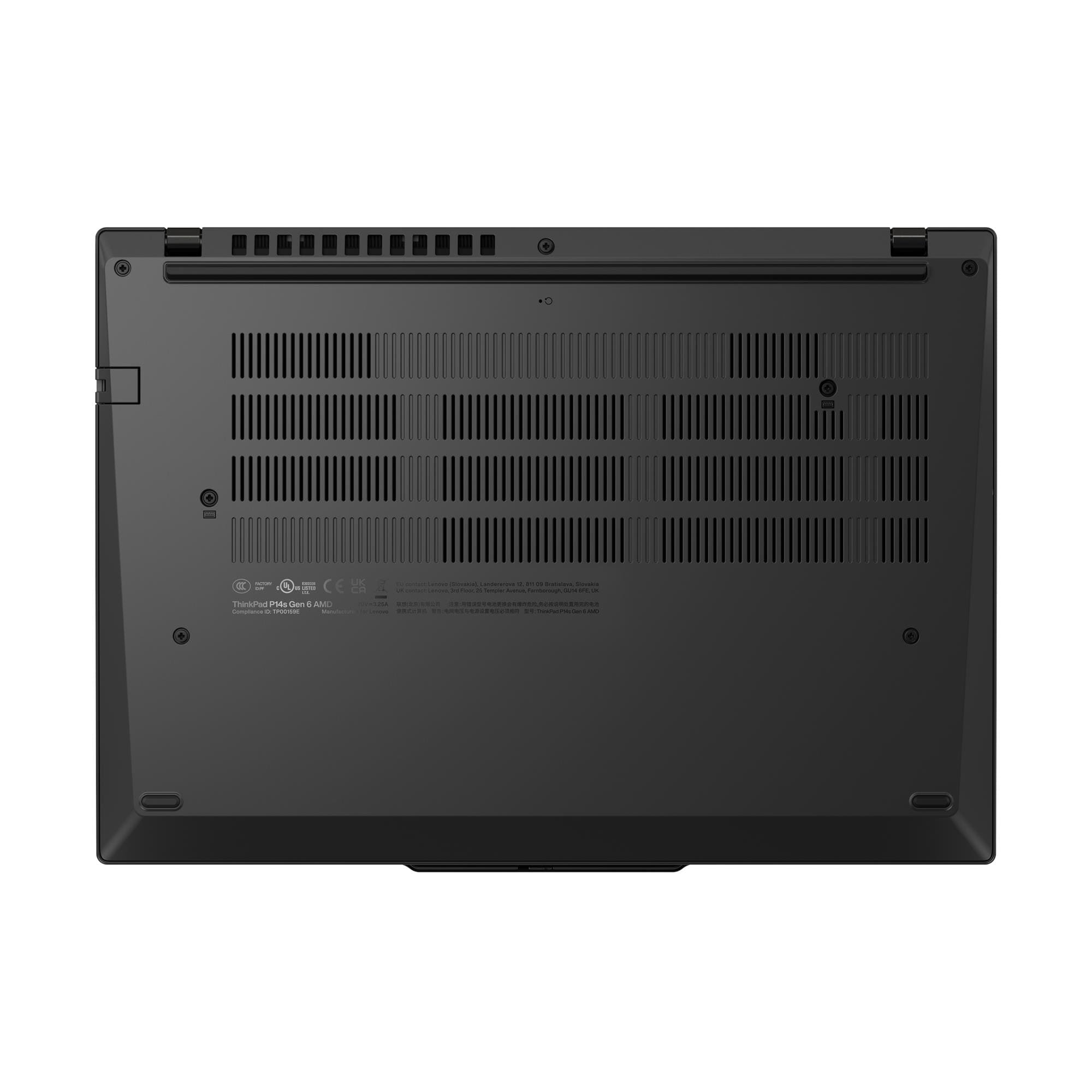 Lenovo ThinkPad P14s G6 AMD | Black | 14 " | IPS | WUXGA | 1920 x 1200 pixels | Anti-glare | AMD Ryzen AI 7 PRO | 350 | 32 GB | SO-DIMM DDR5 | Solid-state drive capacity 1000 GB | AMD Radeon 860M Graphics | Windows 11 Pro | 802.11be | Bluetooth version 5.