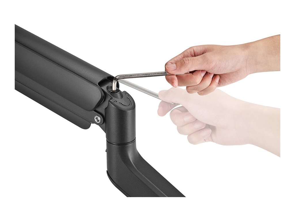 Neomounts Desk Mount | DS70PLUS-450BL1 Monitor Arm | Adjustable Height, Rotate, Tilt, Swivel | 17-49 " | Maximum weight (capacity) 18 kg | Black