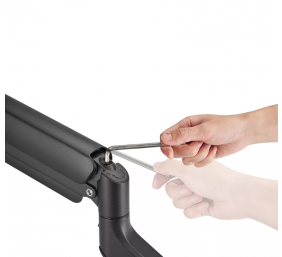 Neomounts Desk Mount | DS70PLUS-450BL1 Monitor Arm | Adjustable Height, Rotate, Tilt, Swivel | 17-49 " | Maximum weight (capacity) 18 kg | Black