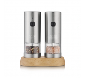 Caso Salt and Pepper Grinder | SpiceDuo | Electric | Housing material Stainless steel | Lithium