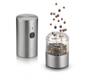 Caso Salt and Pepper Grinder | SpiceDuo | Electric | Housing material Stainless steel | Lithium