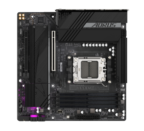 Gigabyte B650M AORUS ELITE (rev. 1.3) | Processor family AMD | Processor socket AM5 | DDR5 | Supported hard disk drive interfaces SATA, M.2 | Number of SATA connectors 4