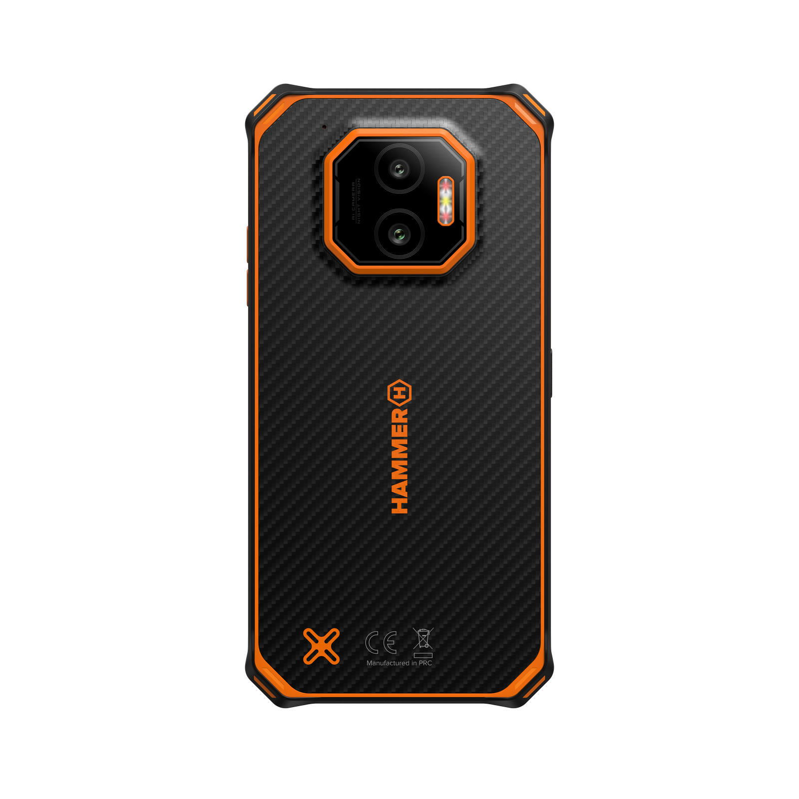 Hammer | Energy X2 | Black/Orange | 6.1 " | IPS | 1560 x 720 pixels | Mediatek | Dimensity 6300 | Internal RAM 6 GB | 128 GB | microSD | Dual SIM | 4G | 5G | Main camera resolution 50 MP | Android | 15 | 5000 mAh