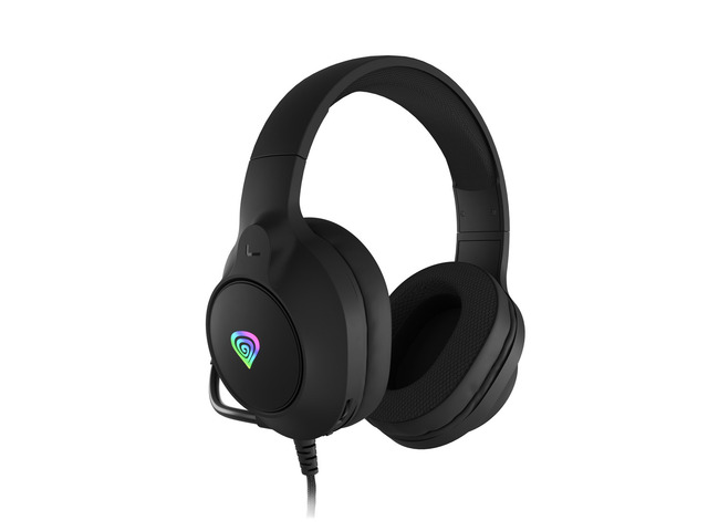 Genesis Gaming Headset | Neon 213 RGB | Wired | Over-Ear | Microphone | Black