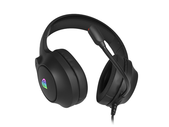 Genesis Gaming Headset | Neon 213 RGB | Wired | Over-Ear | Microphone | Black