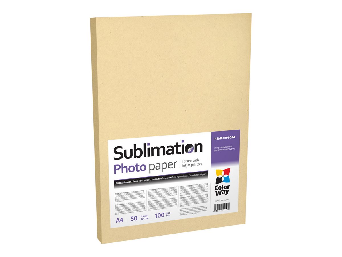 PSM100050A4 | 100 g/m² | A4 | A4 | Photo Paper sublimation 50 pcs.