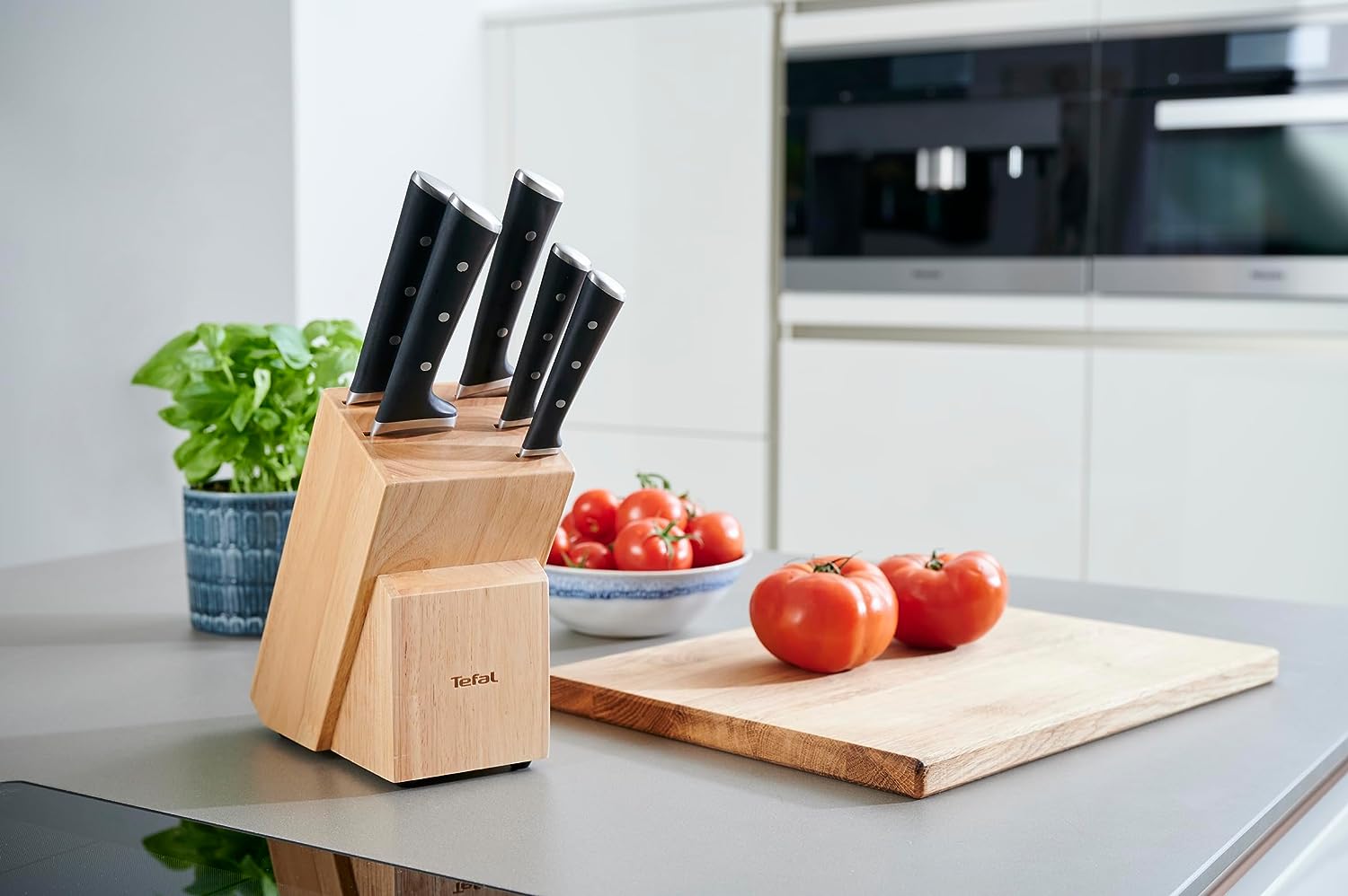 TEFAL | Set of 5 Knives with Comfort Touch holder | K232S574 | Knife | 5 pc(s)