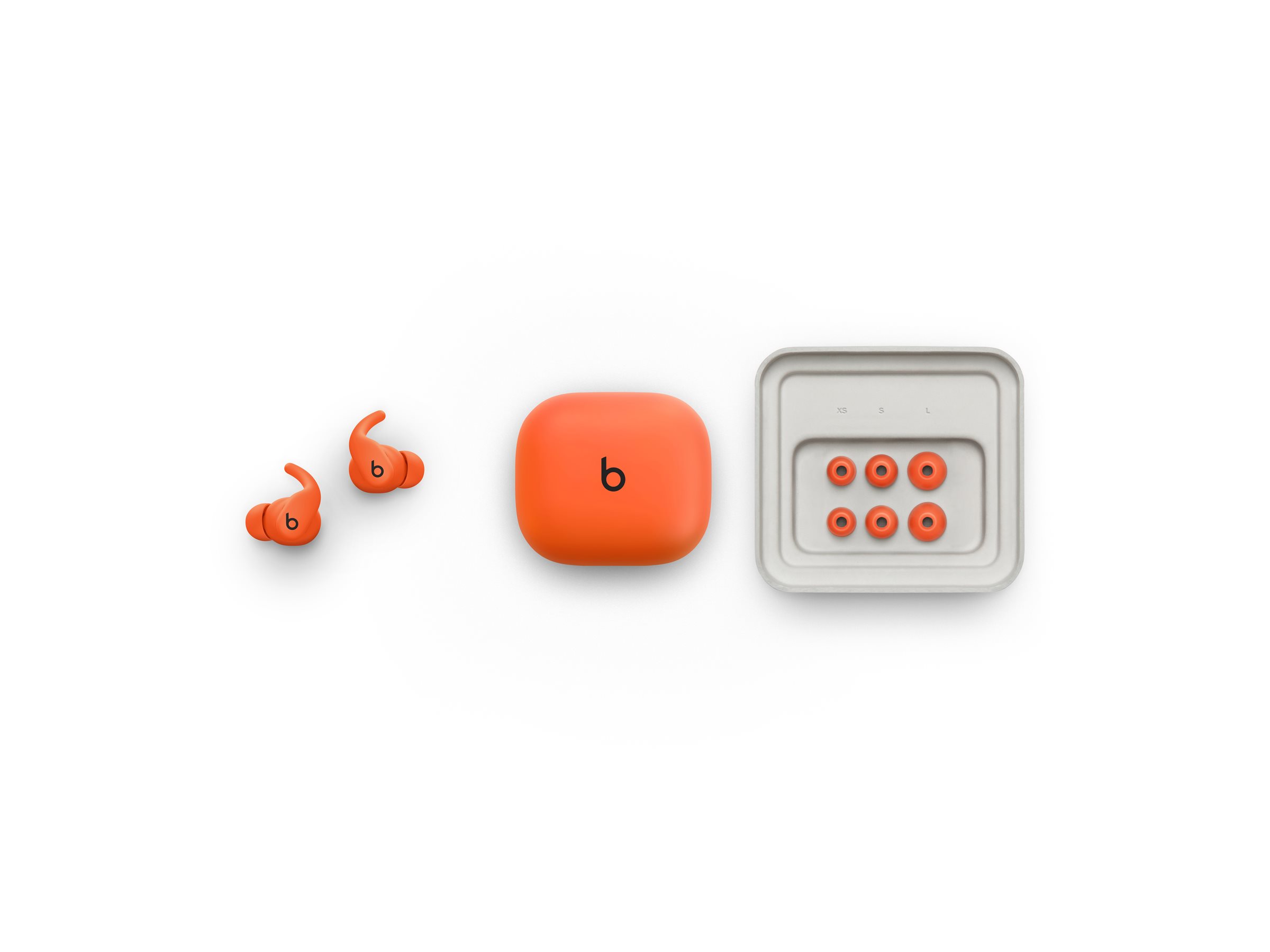 Beats Powerbeats Fit - Wireless Noise-Cancelling Workout Earbuds with Ultimate Secure Fit - Spark Orange | Beats
