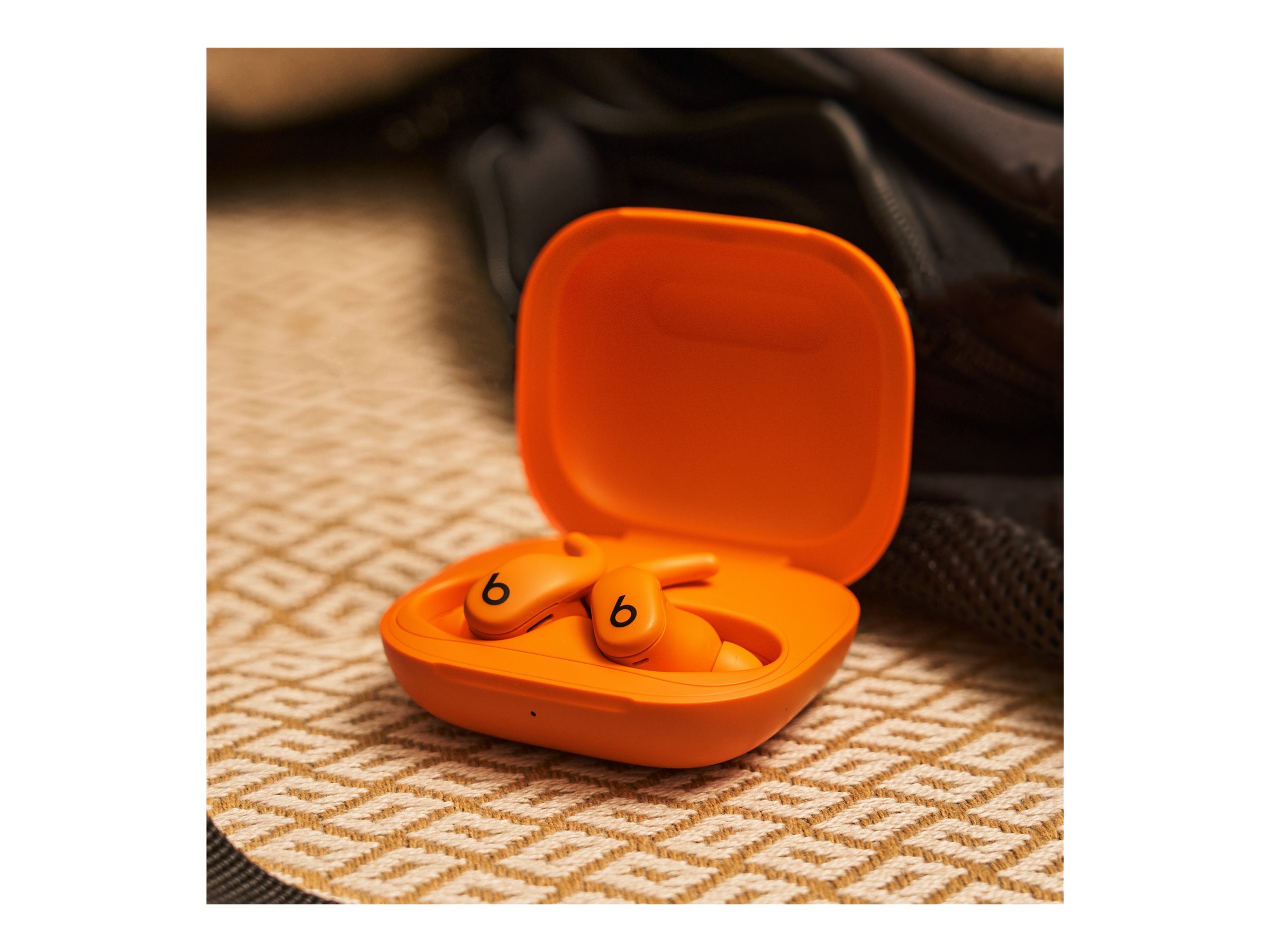 Beats Powerbeats Fit - Wireless Noise-Cancelling Workout Earbuds with Ultimate Secure Fit - Spark Orange | Beats