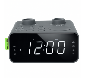 Muse Dual Alarm Clock Radio | M-17 LG | Alarm function | AUX in