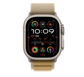 Apple Smart watch | GPS (satellite) | Always-On Retina display | 49mm | Natural Titanium