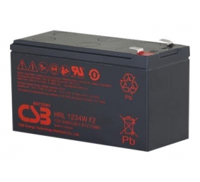 CSB Battery Battery 12V 9Ah 34W Pb F2 | HRL1234W