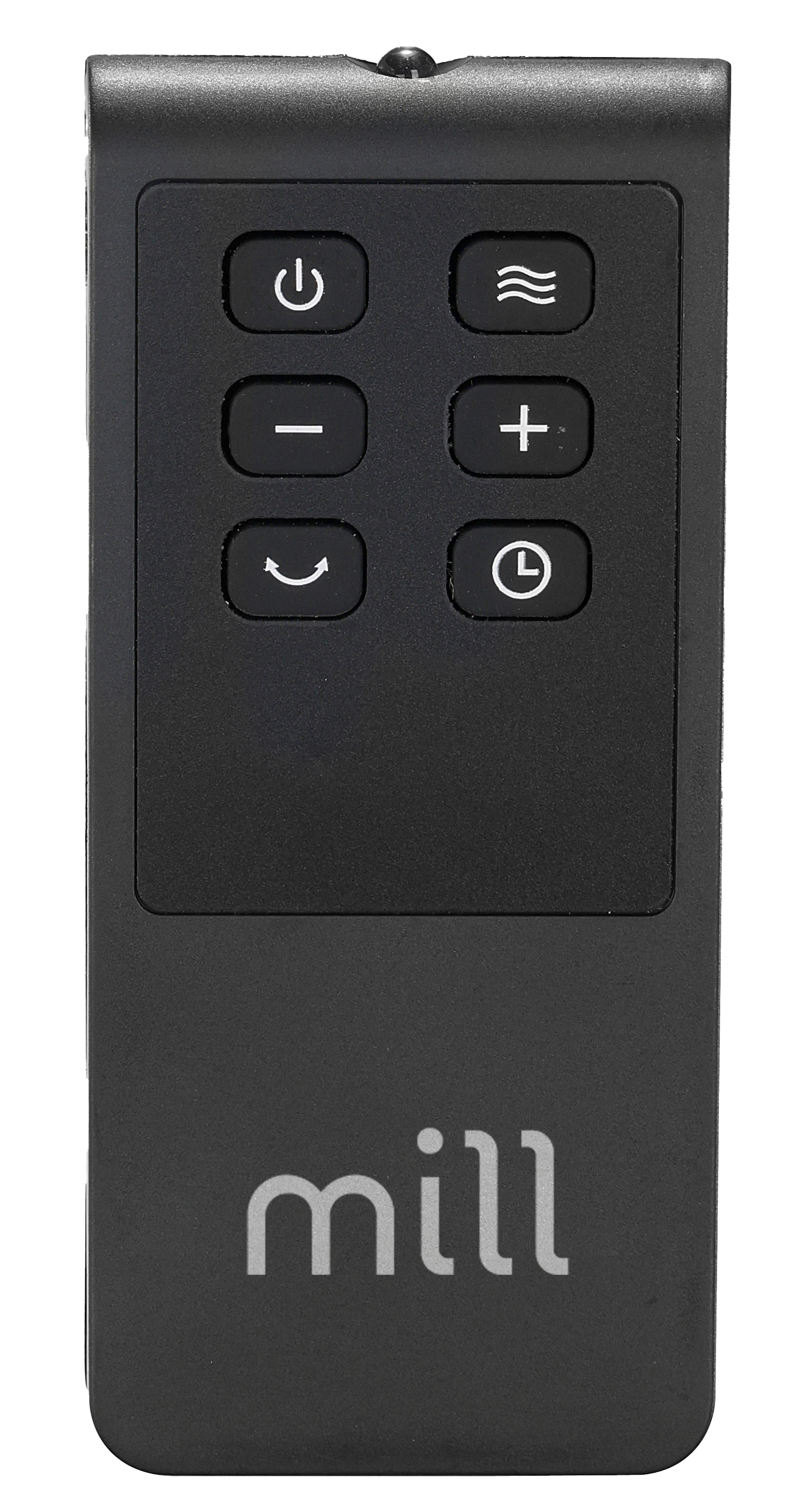 Mill FH1500BLACK | Ceramic fan heater | 1500 W | Suitable for rooms up to 22 m² | Black